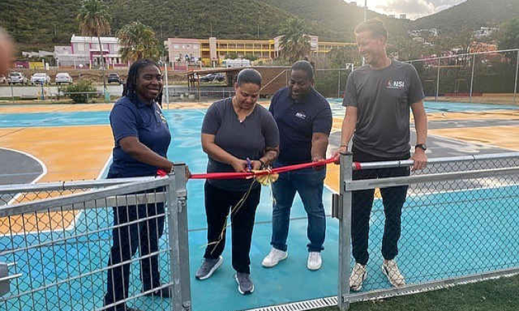 NSI unveils new multipurpose court  at Raoul Illidge Sports Complex